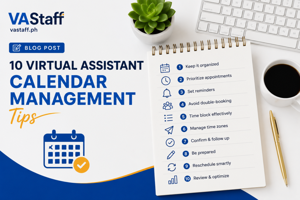 10 Virtual Assistant Calendar Management Tips